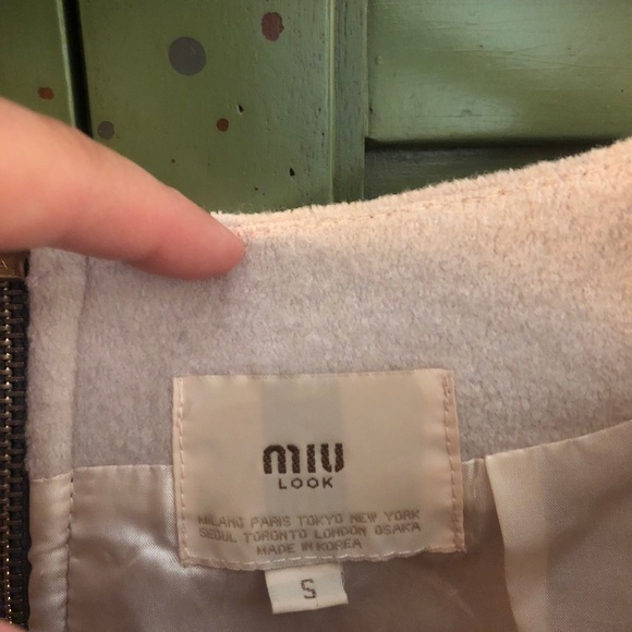 Adorable Miu Miu wool mini dress. - Picture 7 of 8